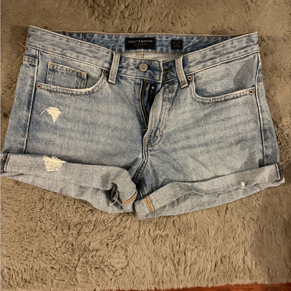Lucky Brand Women's Light Blue Denim Shorts